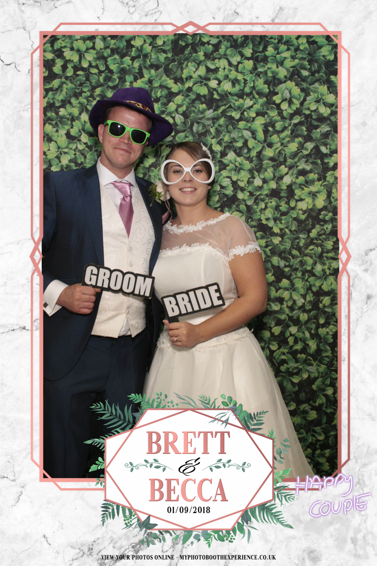 Brett & Becca's Wedding | View more photos from the event at gallery.myphotoboothexperience.co.uk/u/MyPhotoBoothExperienceLtd/Brett-Beccas-Wedding